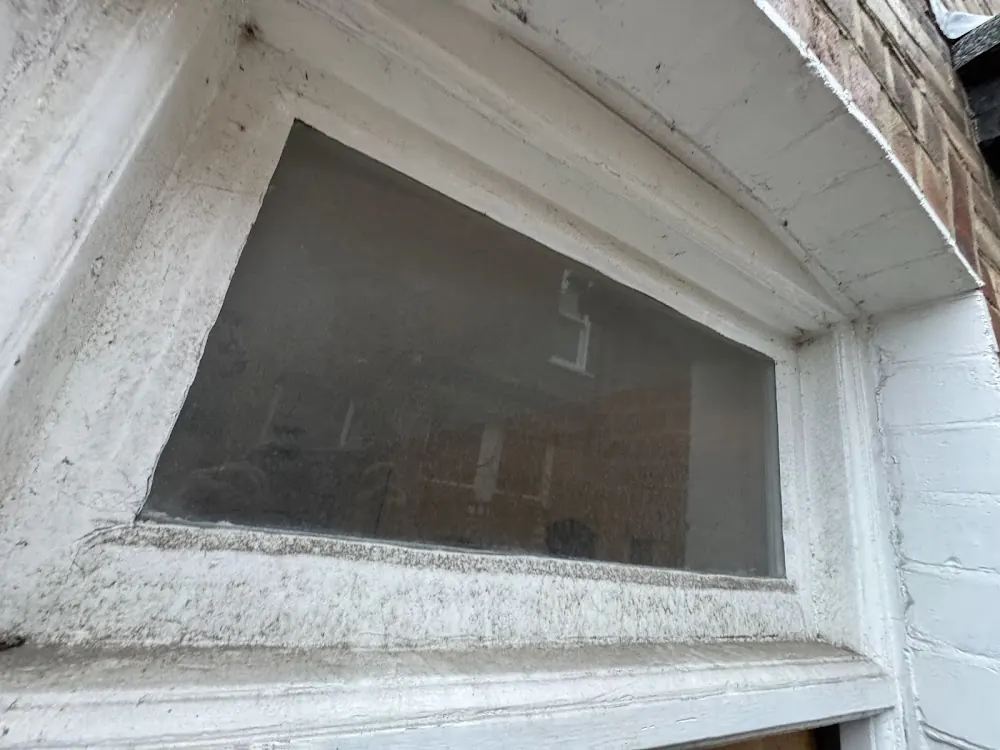 A clean window and sill